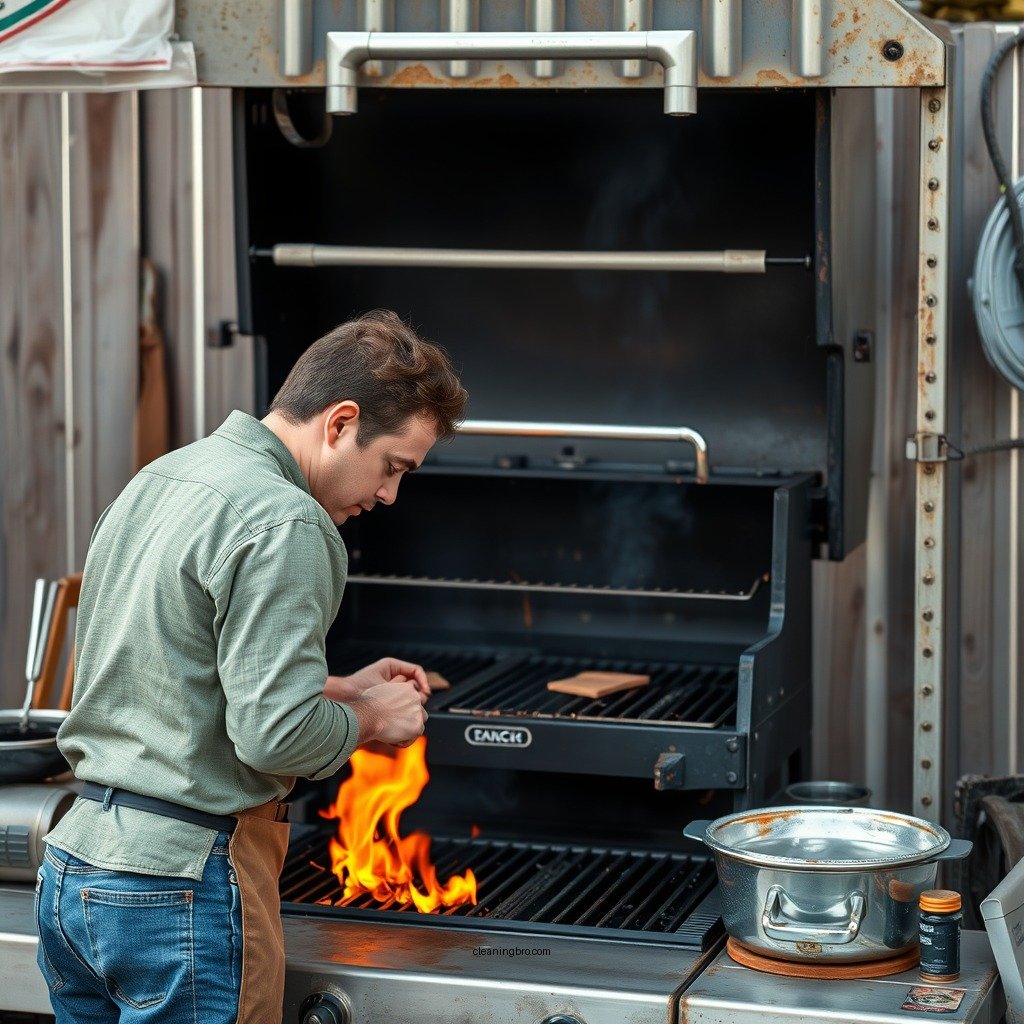 Safety Precautions - how to clean grill after grease fire