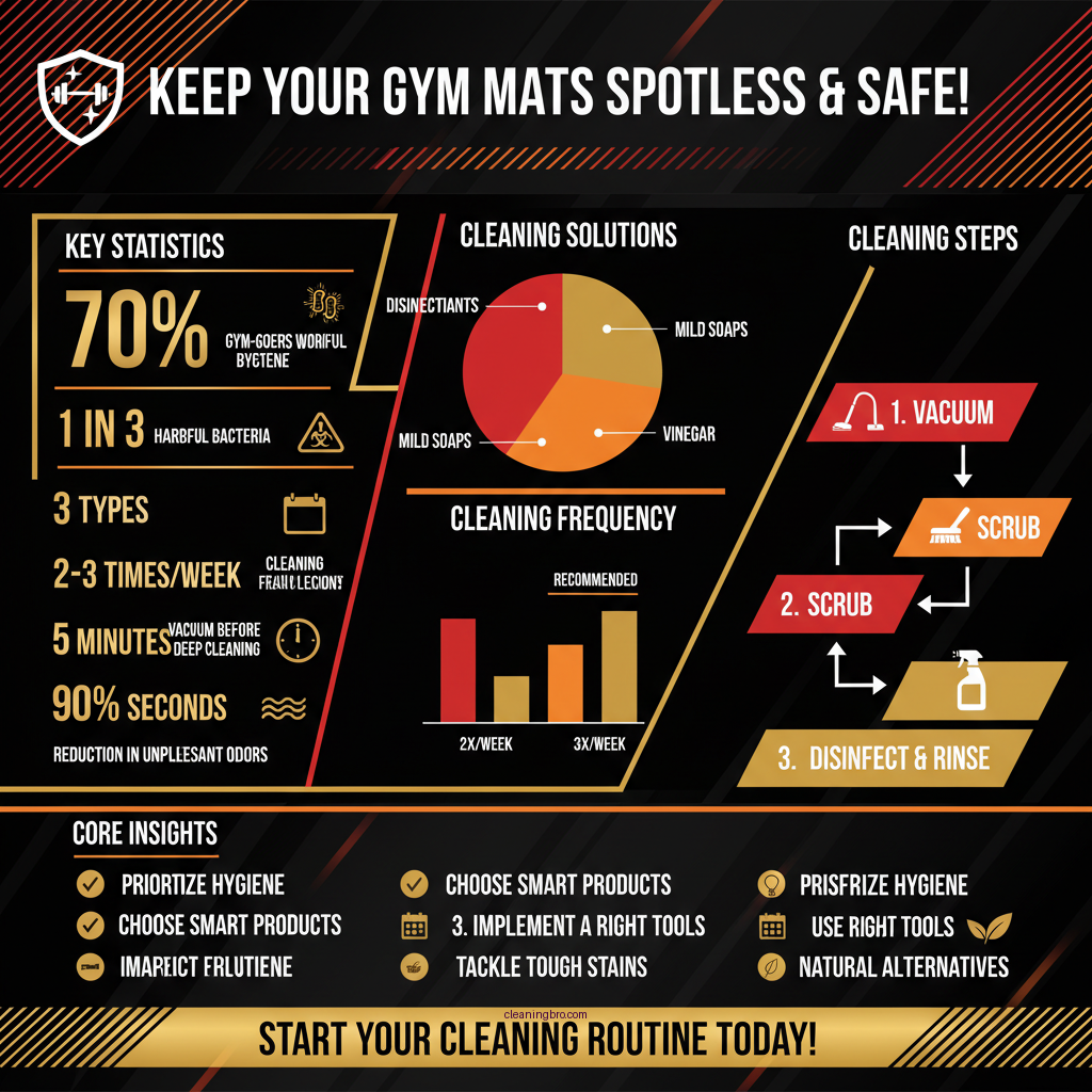 how to clean gym floor mats - Data Infographic and Statistics