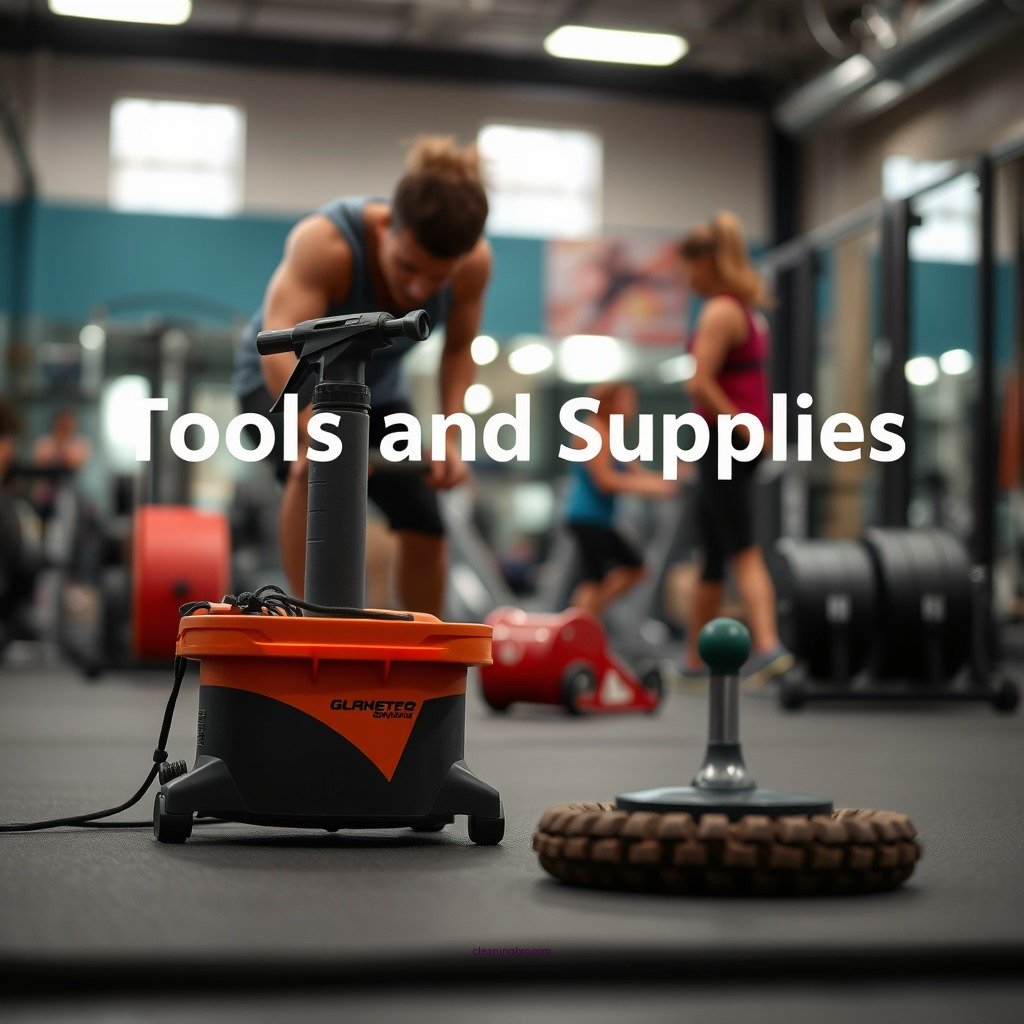 Tools and Supplies Needed - how to clean gym floor mats