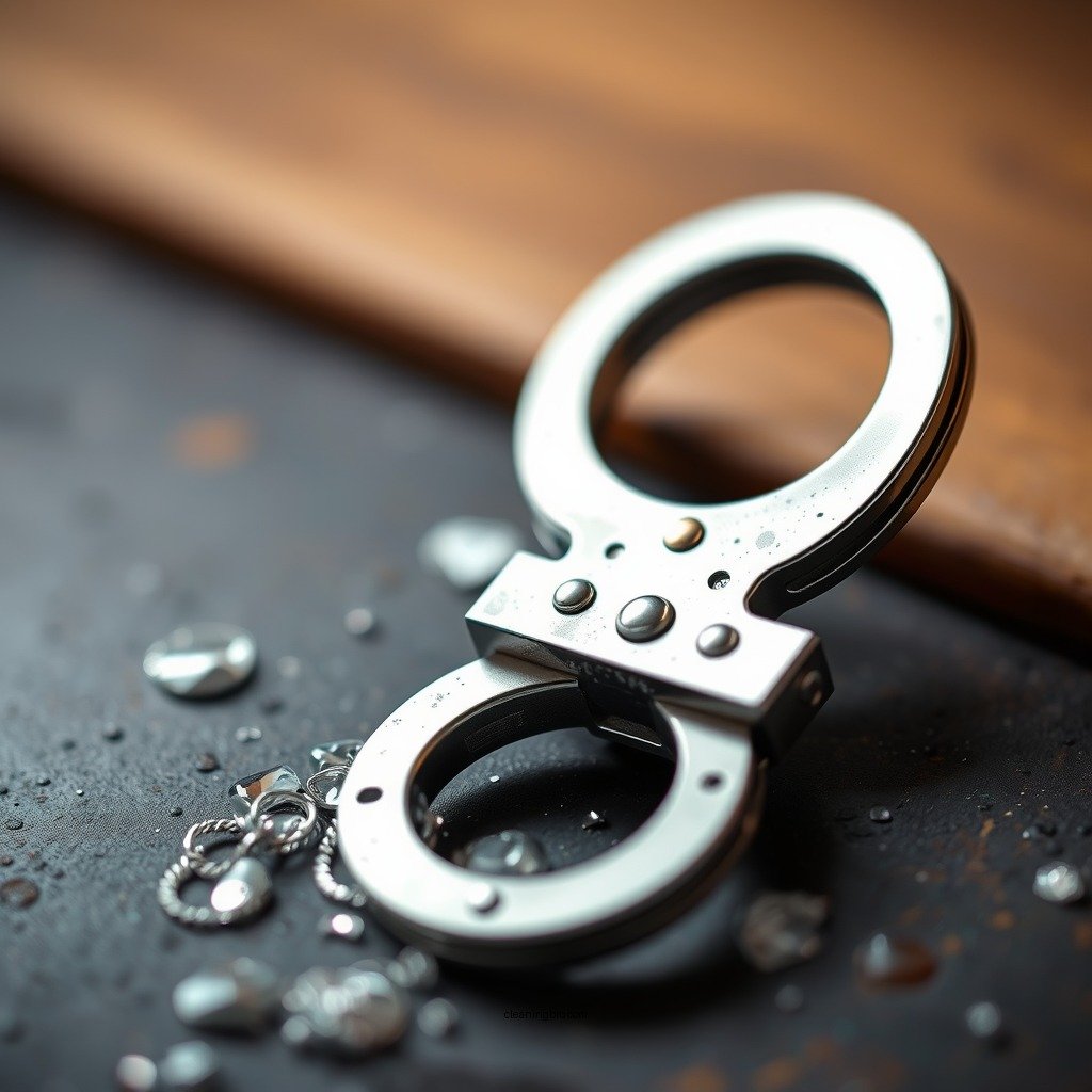 Cleaning the Surface - how to clean handcuffs