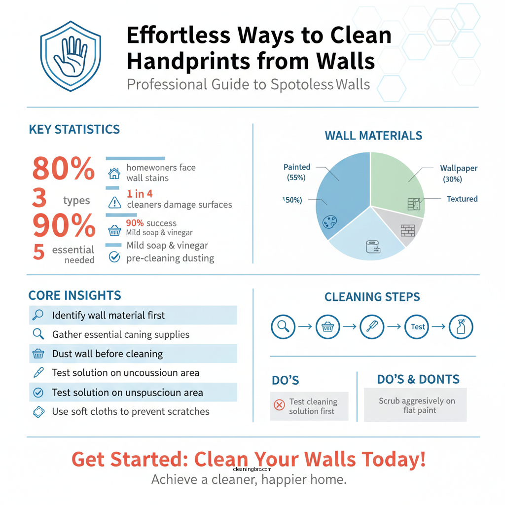 how to clean handprints off walls - Data Infographic and Statistics