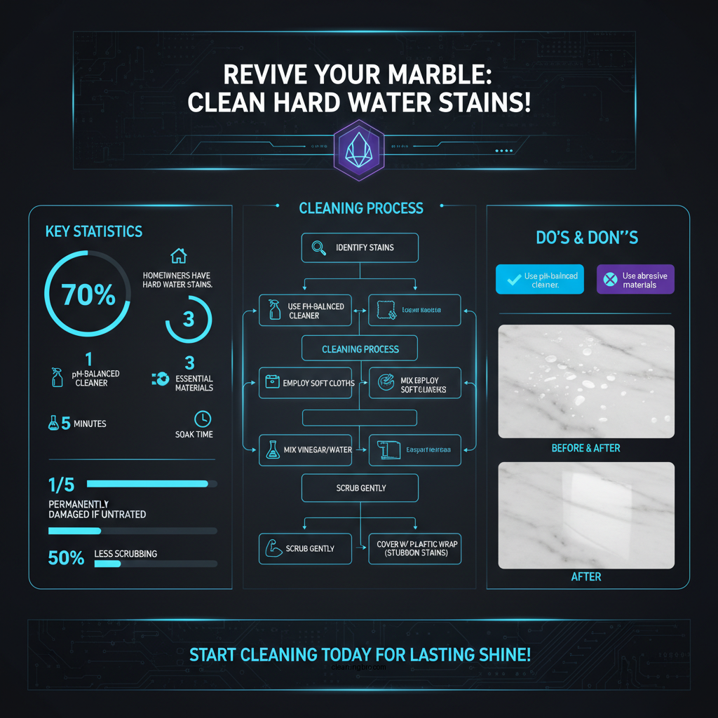 how to clean hard water stains from marble - Data Infographic and Statistics