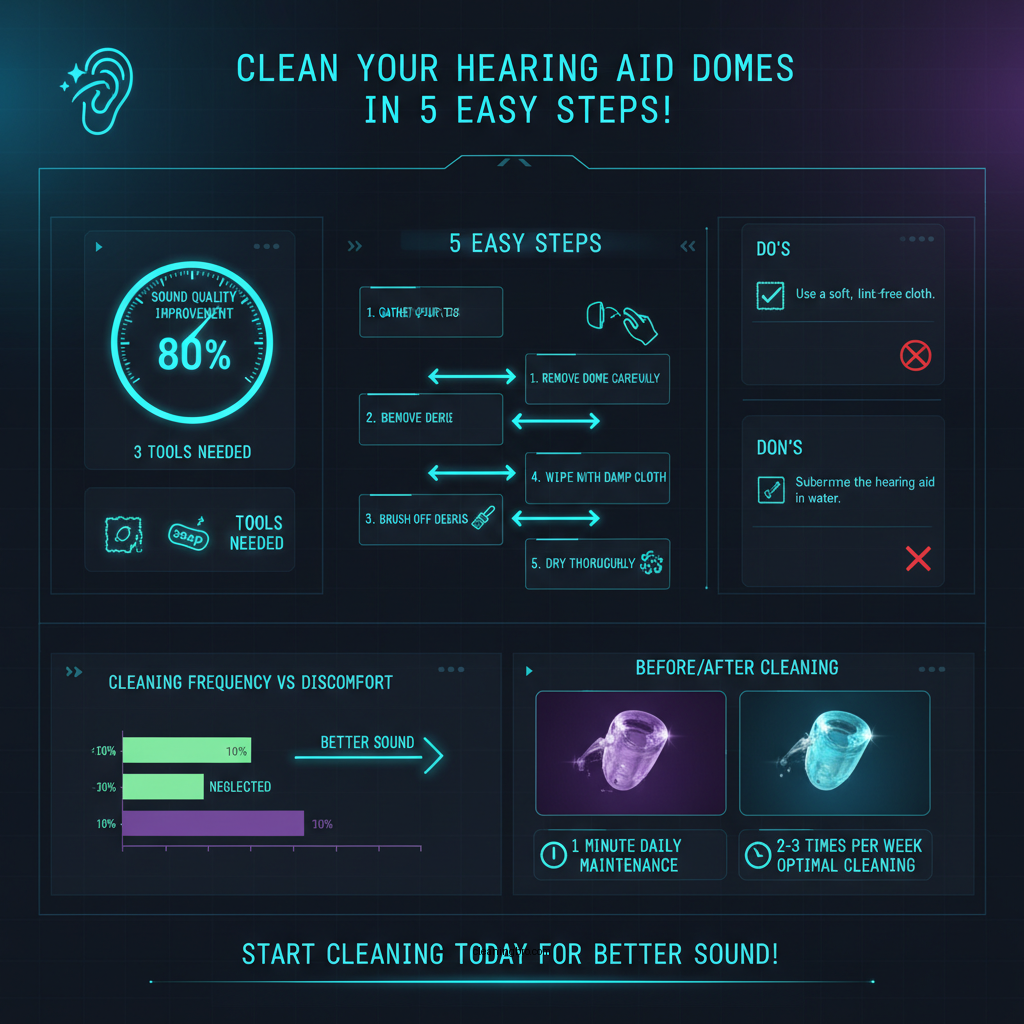 how to clean hearing aid domes - Data Infographic and Statistics