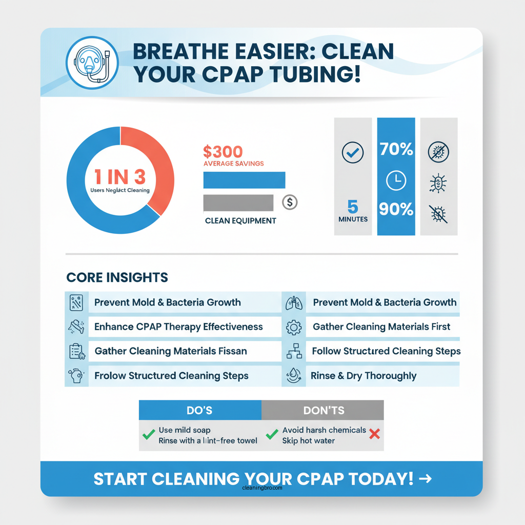 how to clean heated cpap tubing - Data Infographic and Statistics