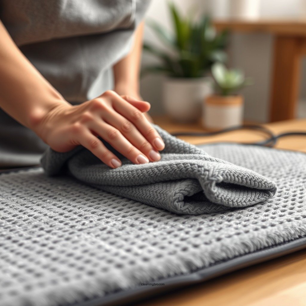 Step-by-Step Cleaning Process - how to clean heating pad