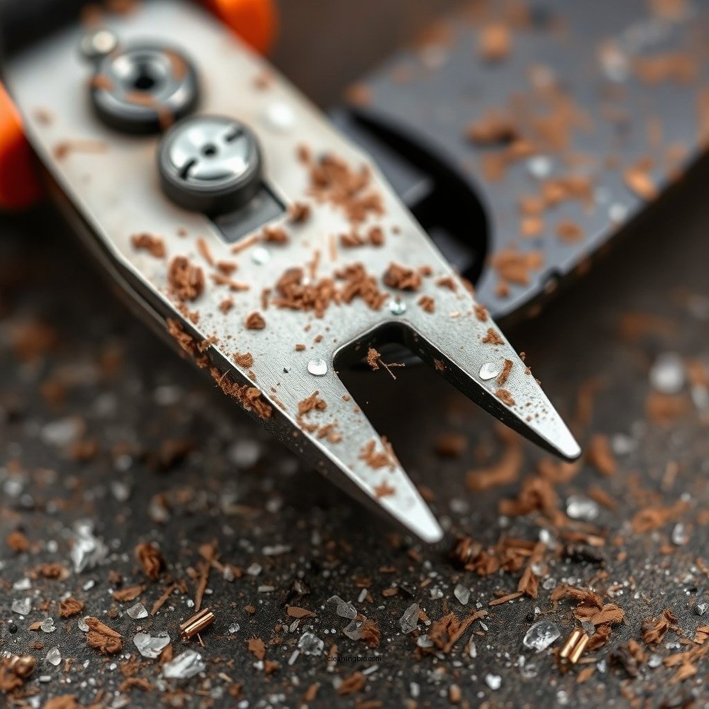 Disinfect the Blades - how to clean hedge clippers