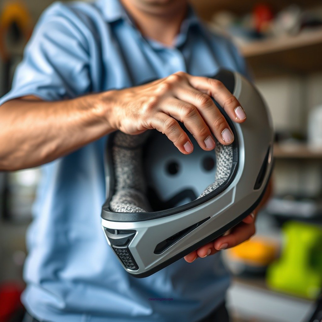 Step-by-Step Cleaning Process - how to clean helmet pads