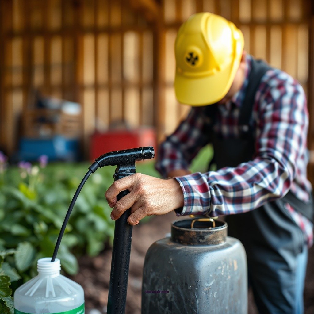 Essential Safety Precautions - how to clean herbicide out of sprayer