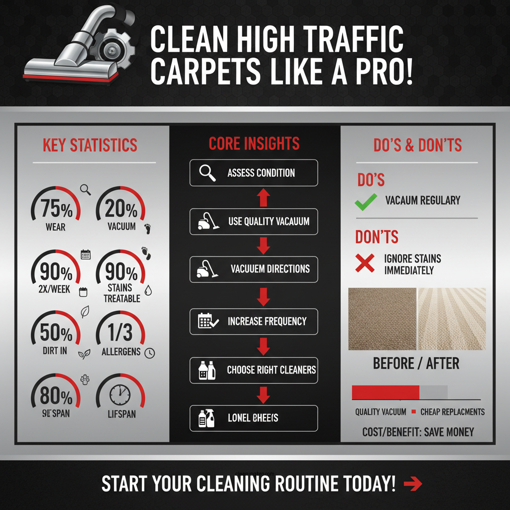 how to clean high traffic carpet areas - Data Infographic and Statistics