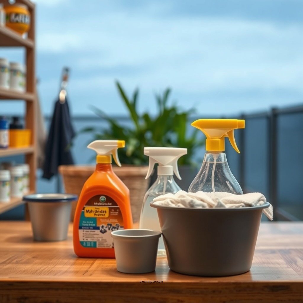 Gather Your Cleaning Supplies - how to clean ho track