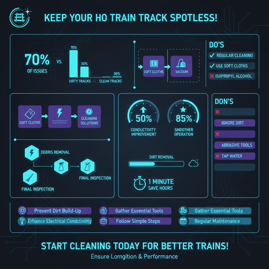 how to clean ho train track - Data Infographic and Statistics