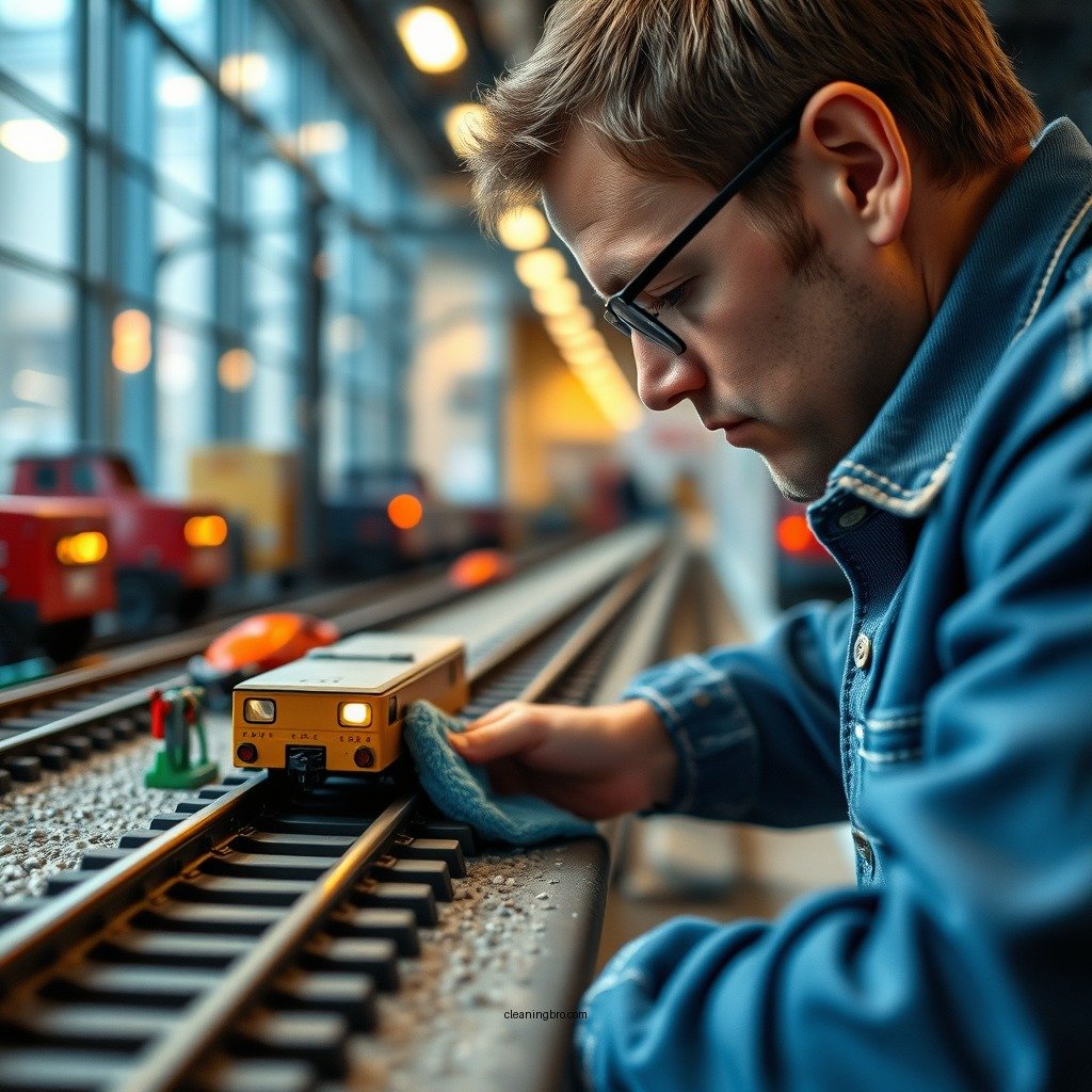 Step-by-Step Cleaning Process - how to clean ho train track