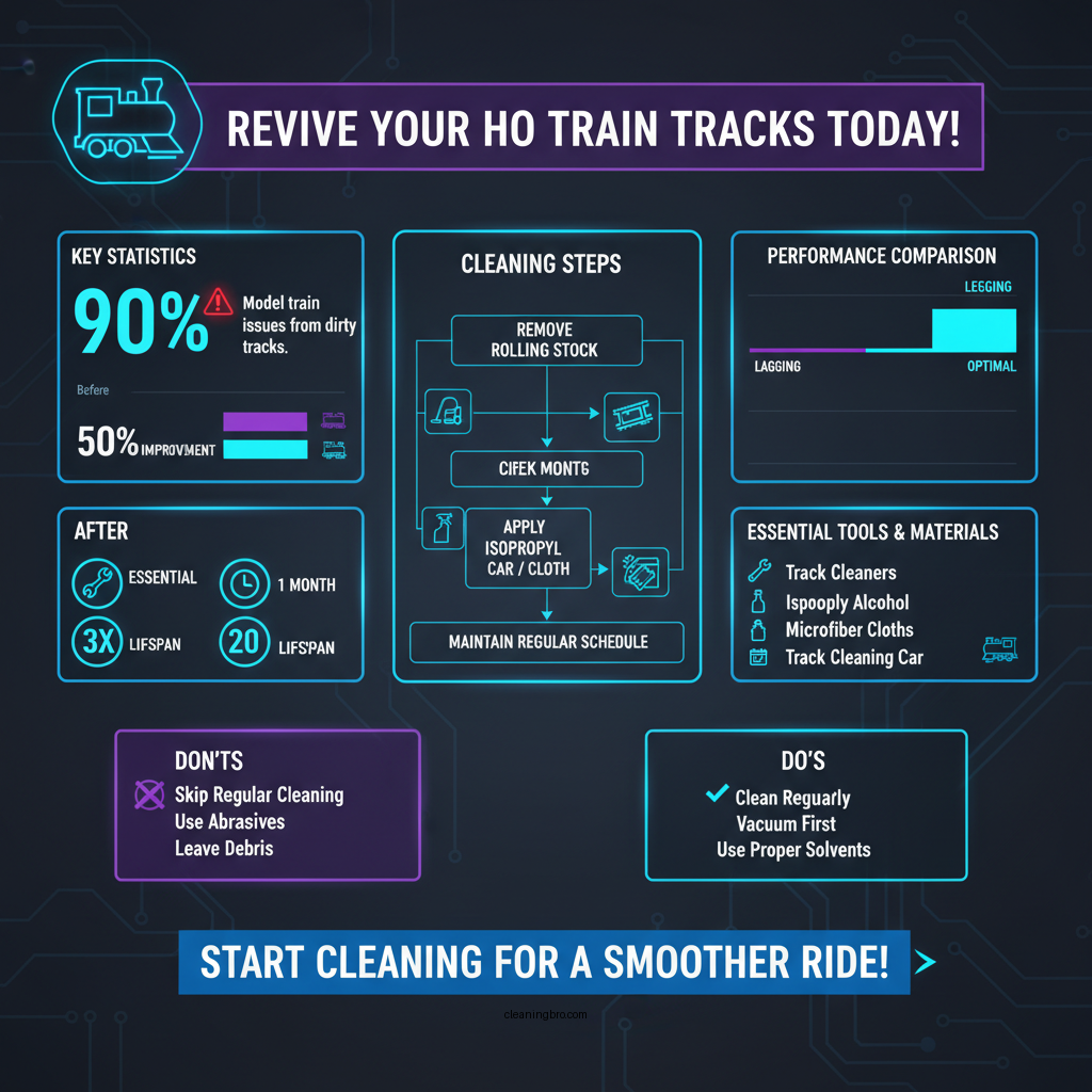how to clean ho train tracks - Data Infographic and Statistics