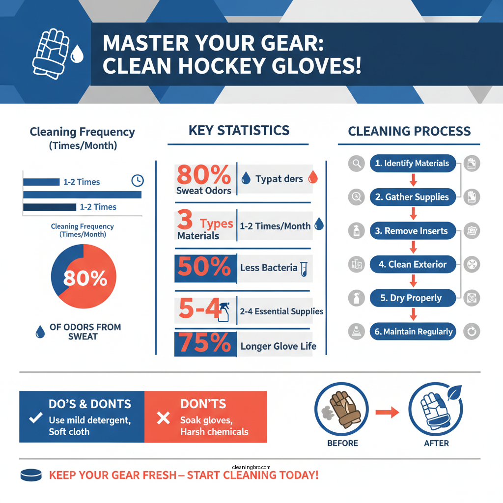 how to clean hockey gloves - Data Infographic and Statistics