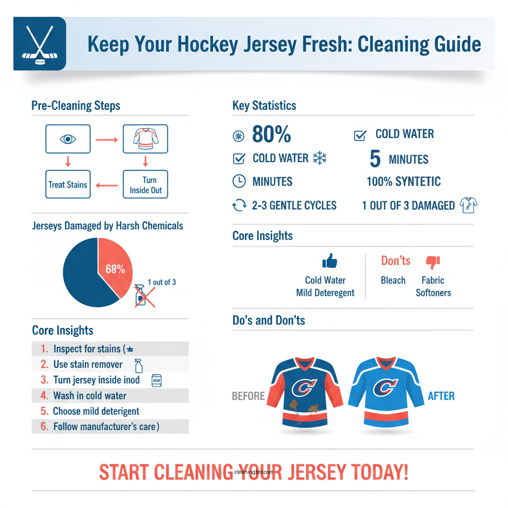 how to clean hockey jersey - Data Infographic and Statistics