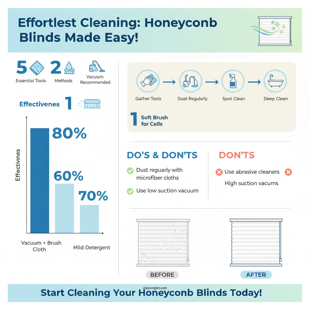 how to clean honeycomb blinds - Data Infographic and Statistics