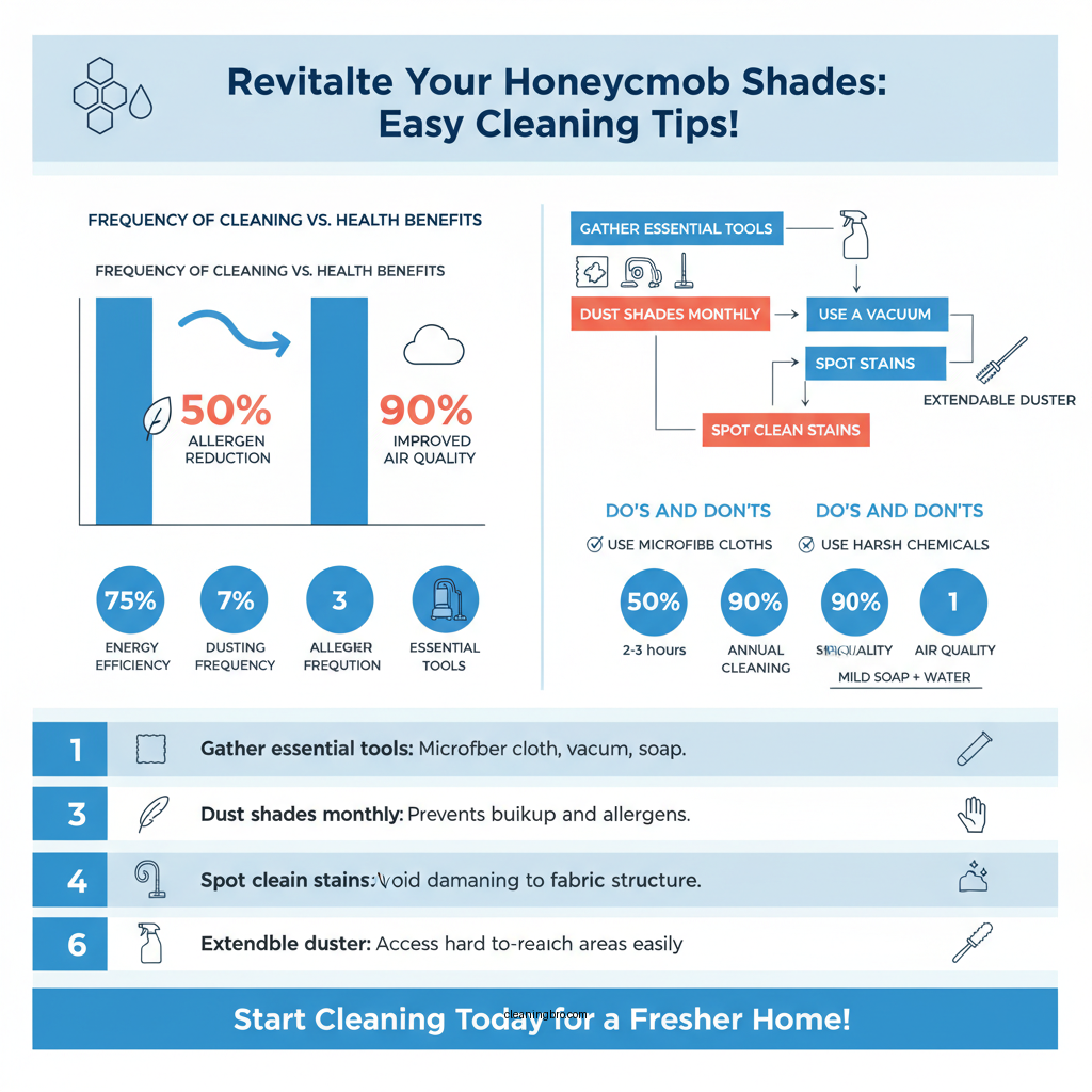 how to clean honeycomb window shades - Data Infographic and Statistics