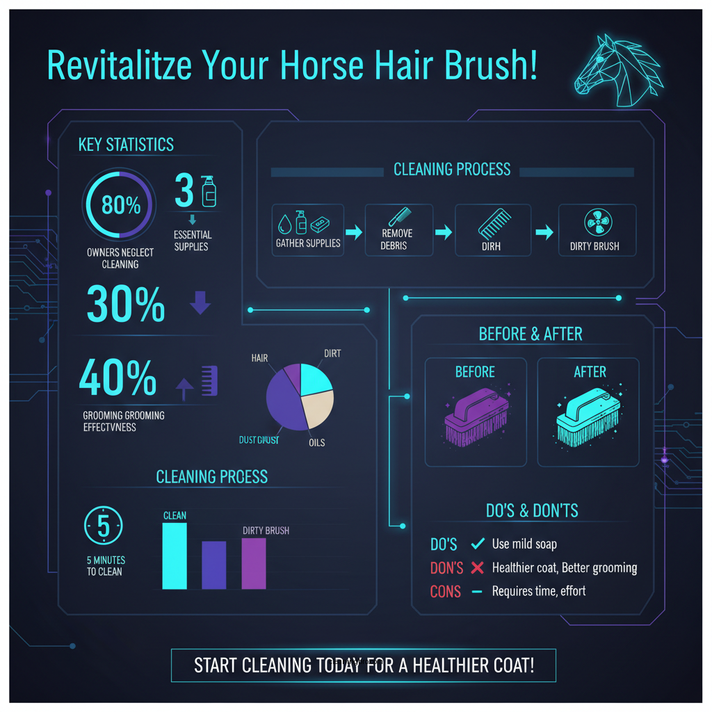 how to clean horse hair brush - Data Infographic and Statistics