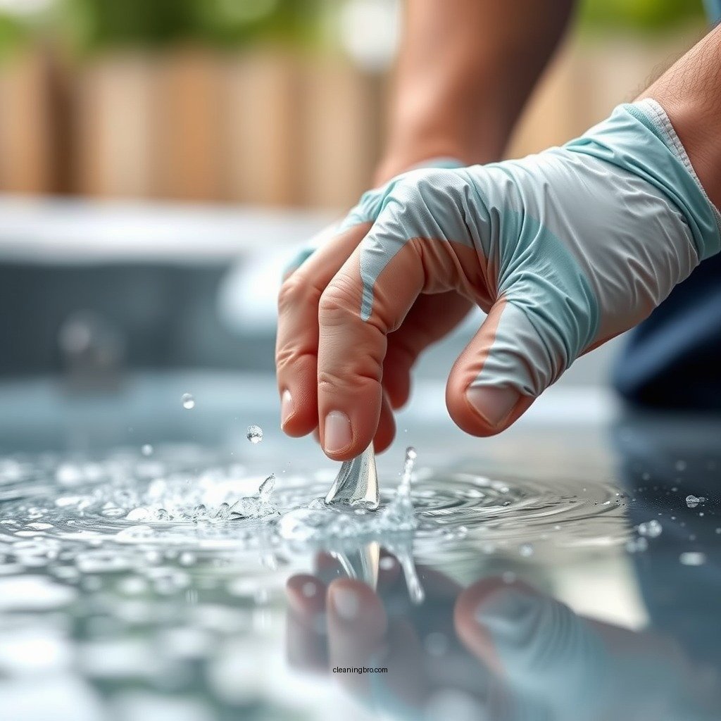 Step-by-Step Cleaning Process - how to clean hot tub cover