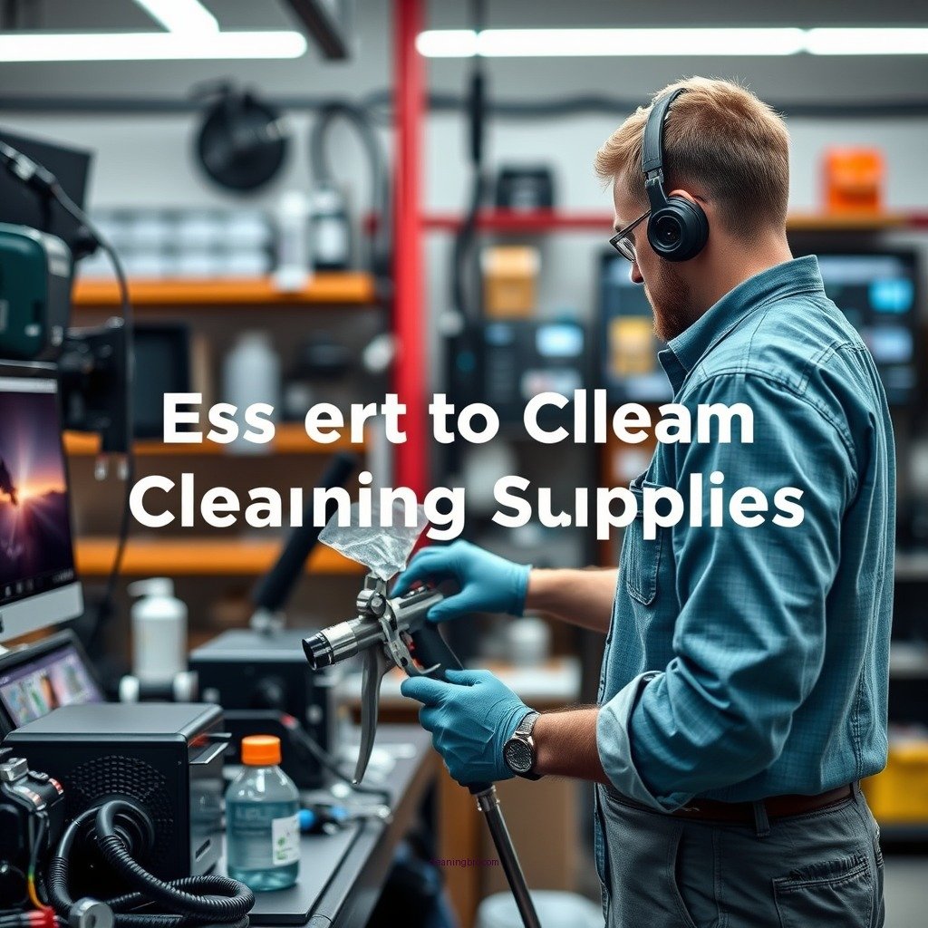 Essential Cleaning Supplies - how to clean hvlp paint gun