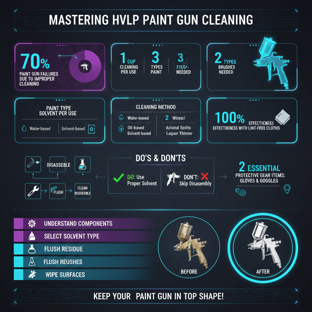 how to clean hvlp paint gun - Data Infographic and Statistics