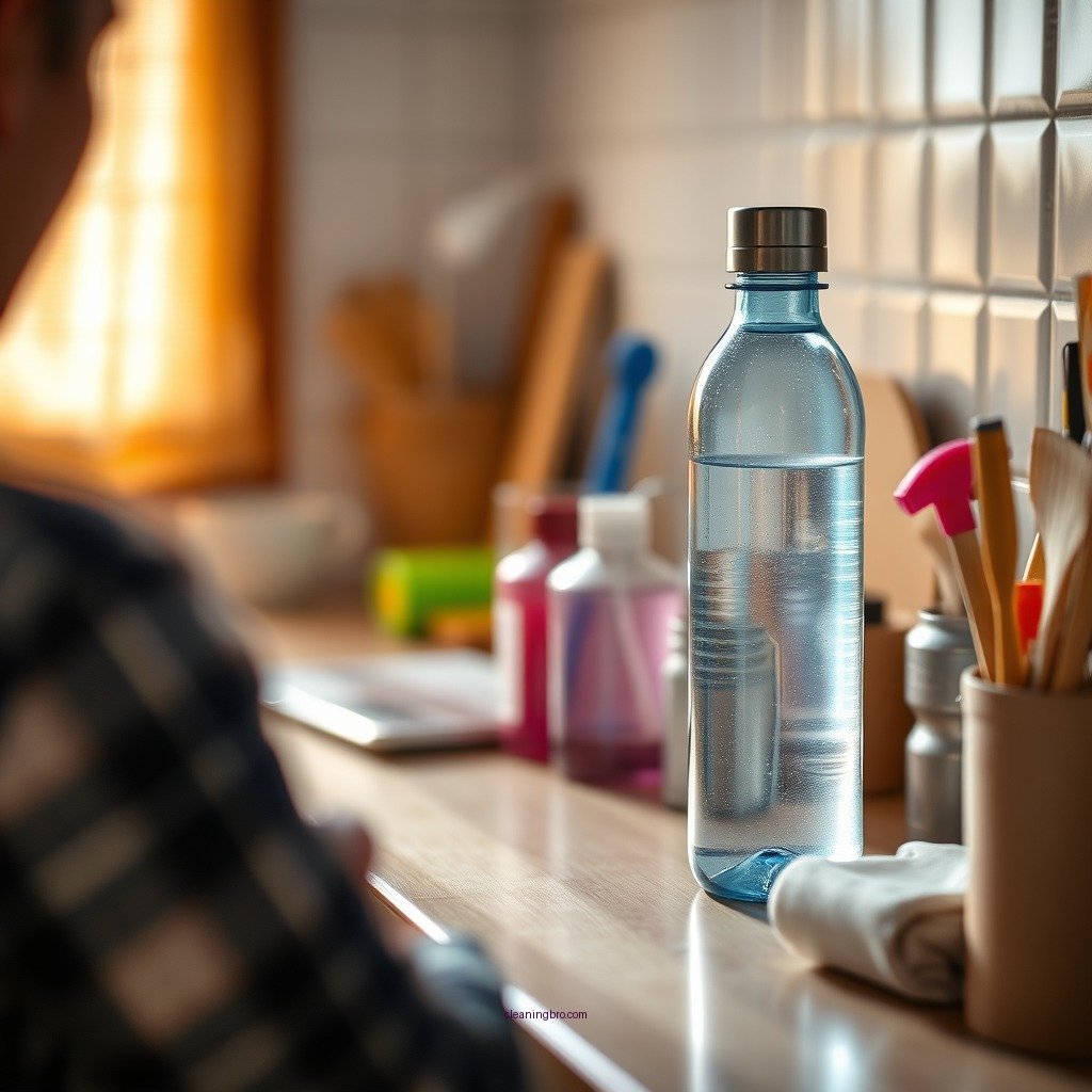 Gather Necessary Cleaning Supplies - how to clean hydrogen water bottle