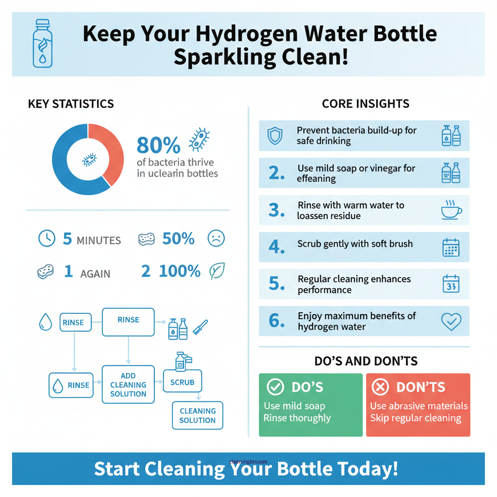 how to clean hydrogen water bottle - Data Infographic and Statistics