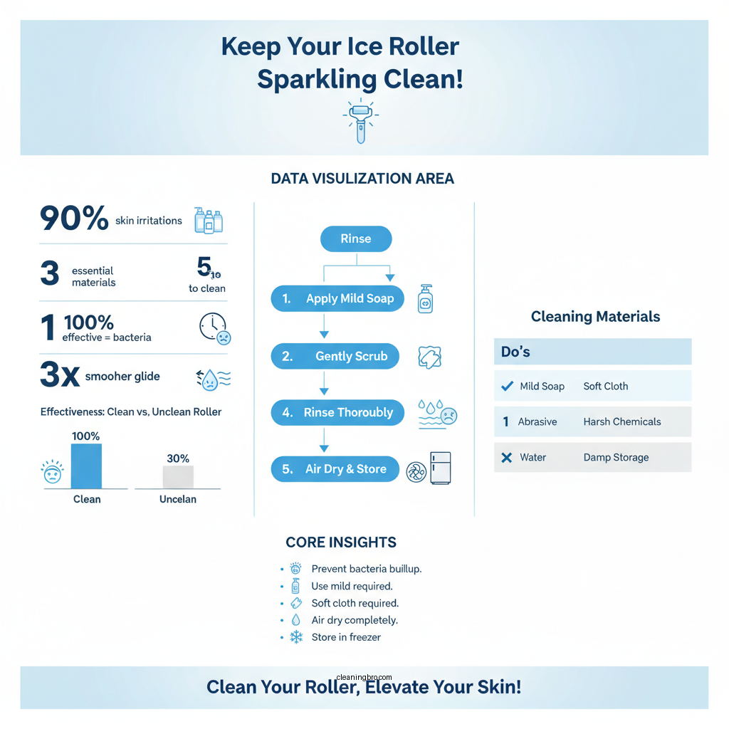 how to clean ice roller - Data Infographic and Statistics