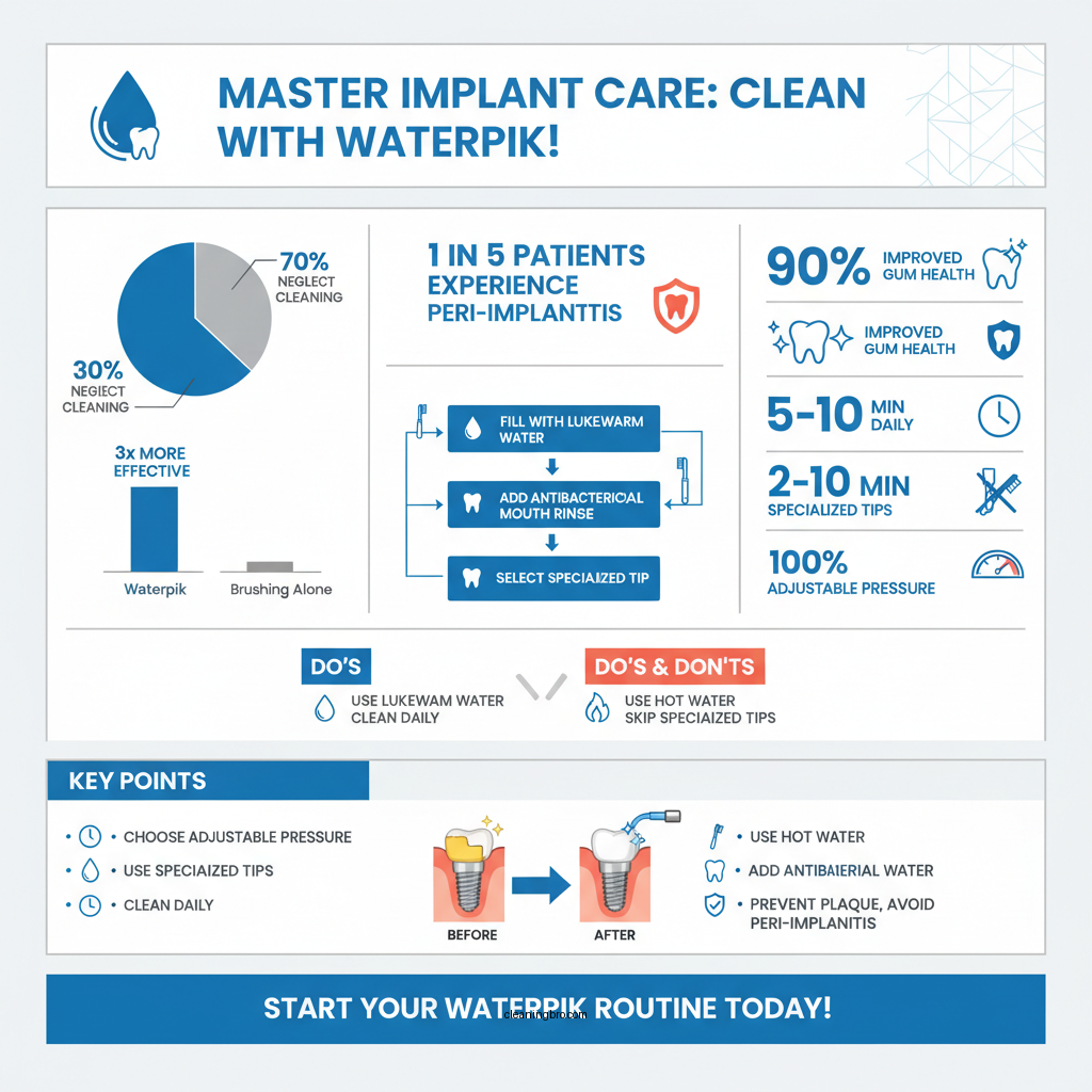 how to clean implants with waterpik - Data Infographic and Statistics