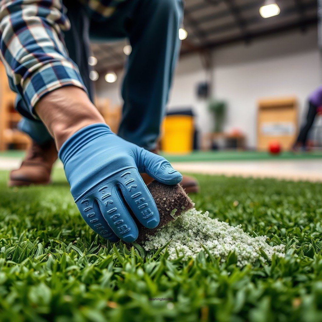 Regular Maintenance Tips - how to clean indoor turf