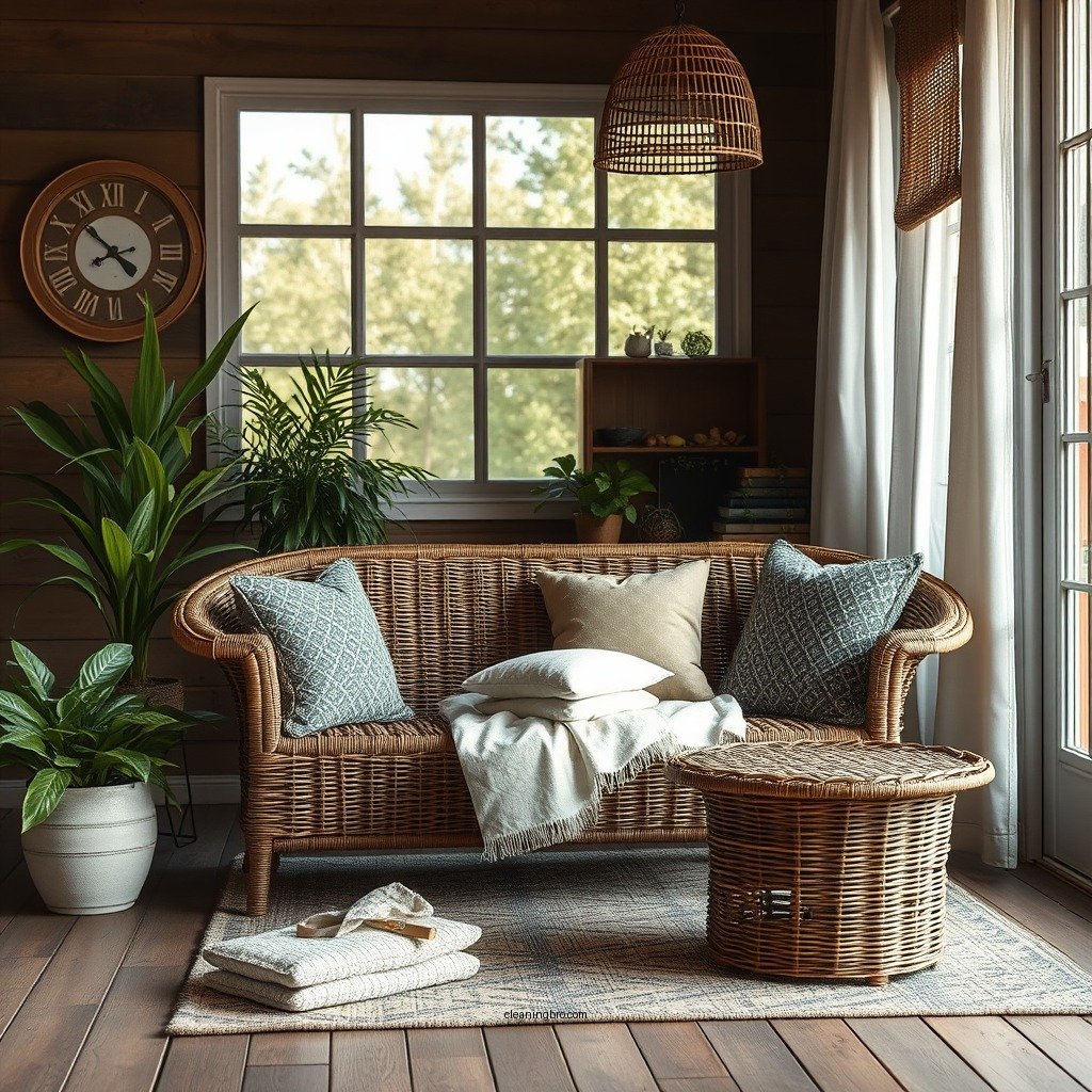 Dusting the Wicker - how to clean indoor wicker furniture