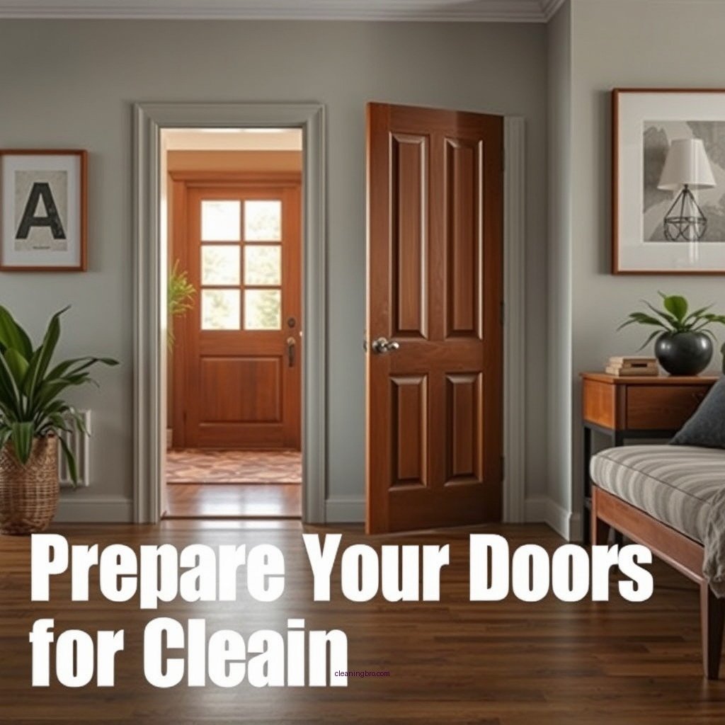 Prepare Your Doors for Cleaning - how to clean interior doors