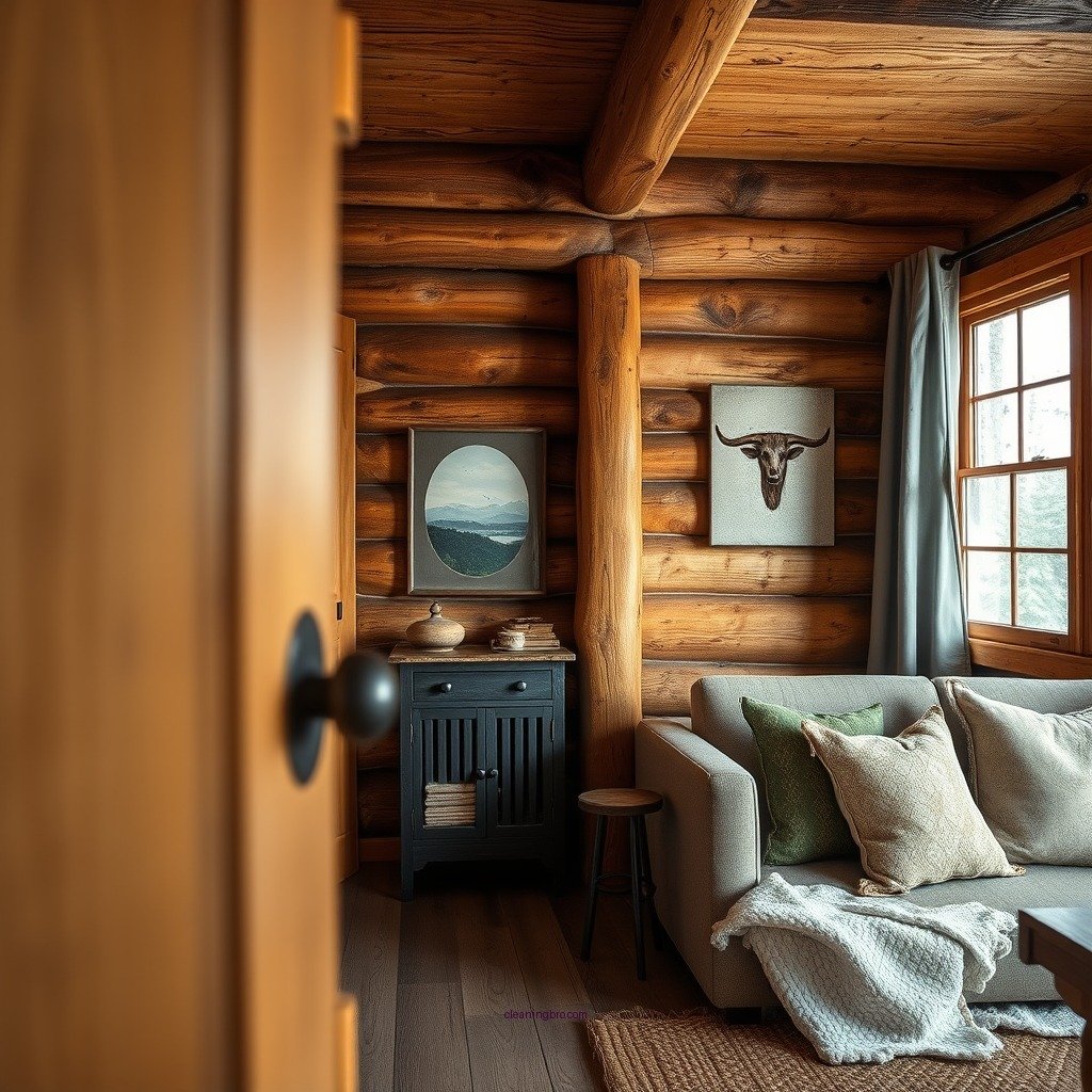 Cleaning Techniques - how to clean interior log cabin walls