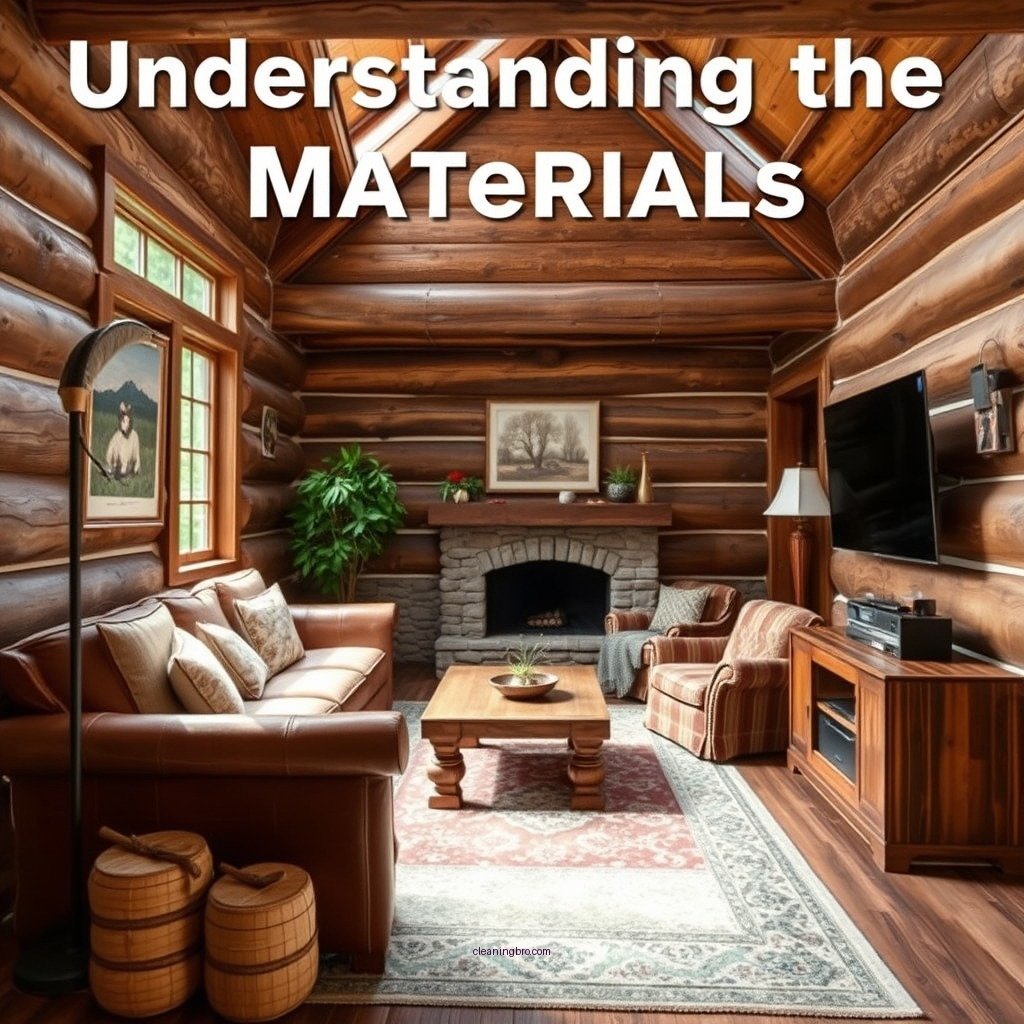 Understanding the Materials - how to clean interior log cabin walls