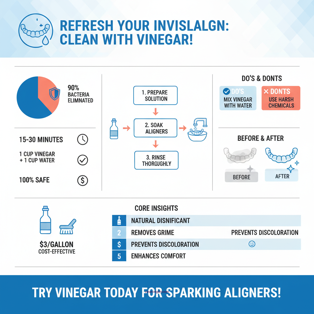 how to clean invisalign with vinegar - Data Infographic and Statistics