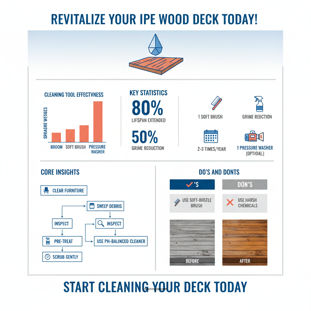 how to clean ipe wood deck - Data Infographic and Statistics