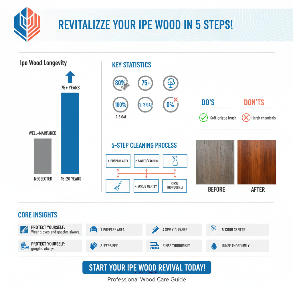 how to clean ipe wood - Data Infographic and Statistics