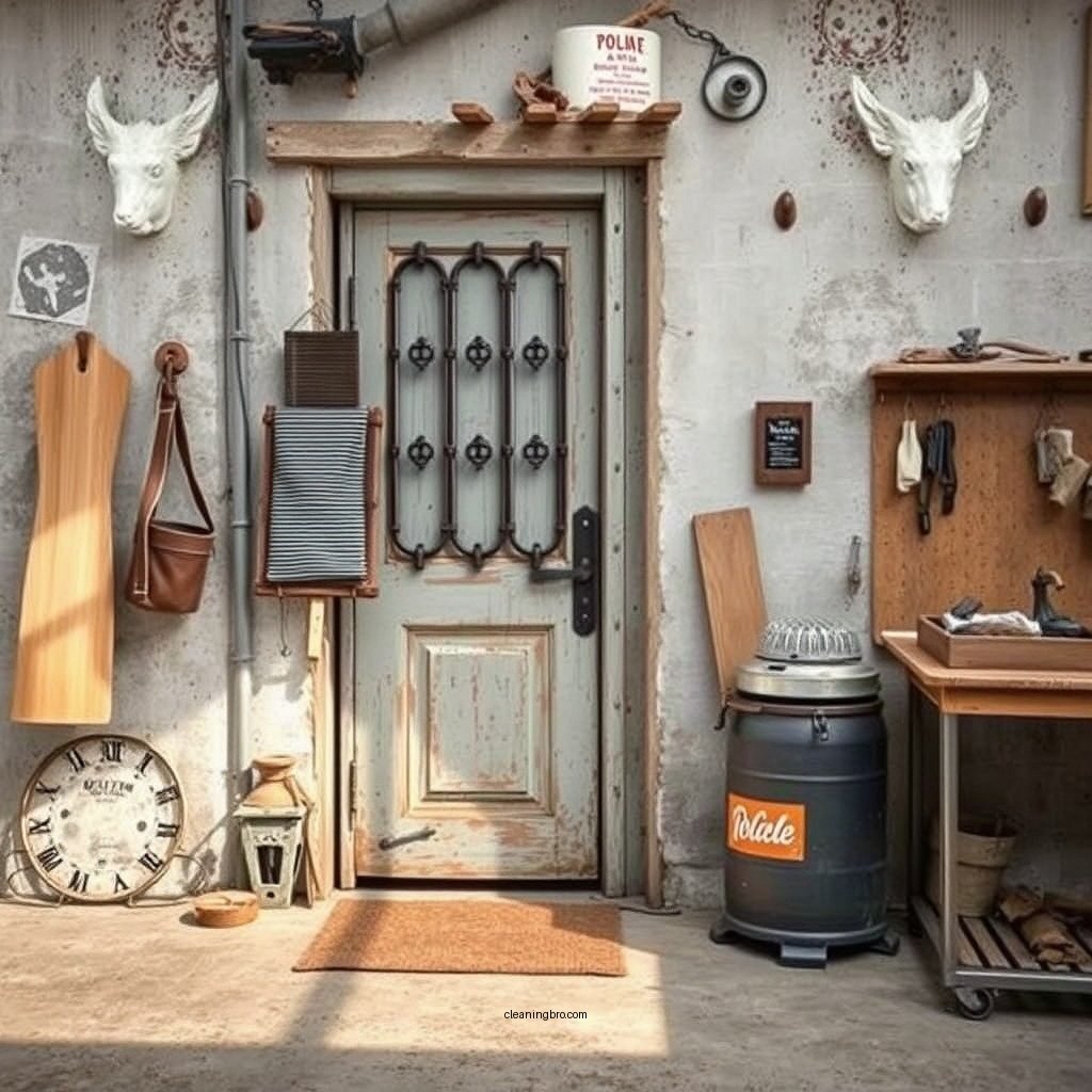 Gather Your Supplies - how to clean iron door