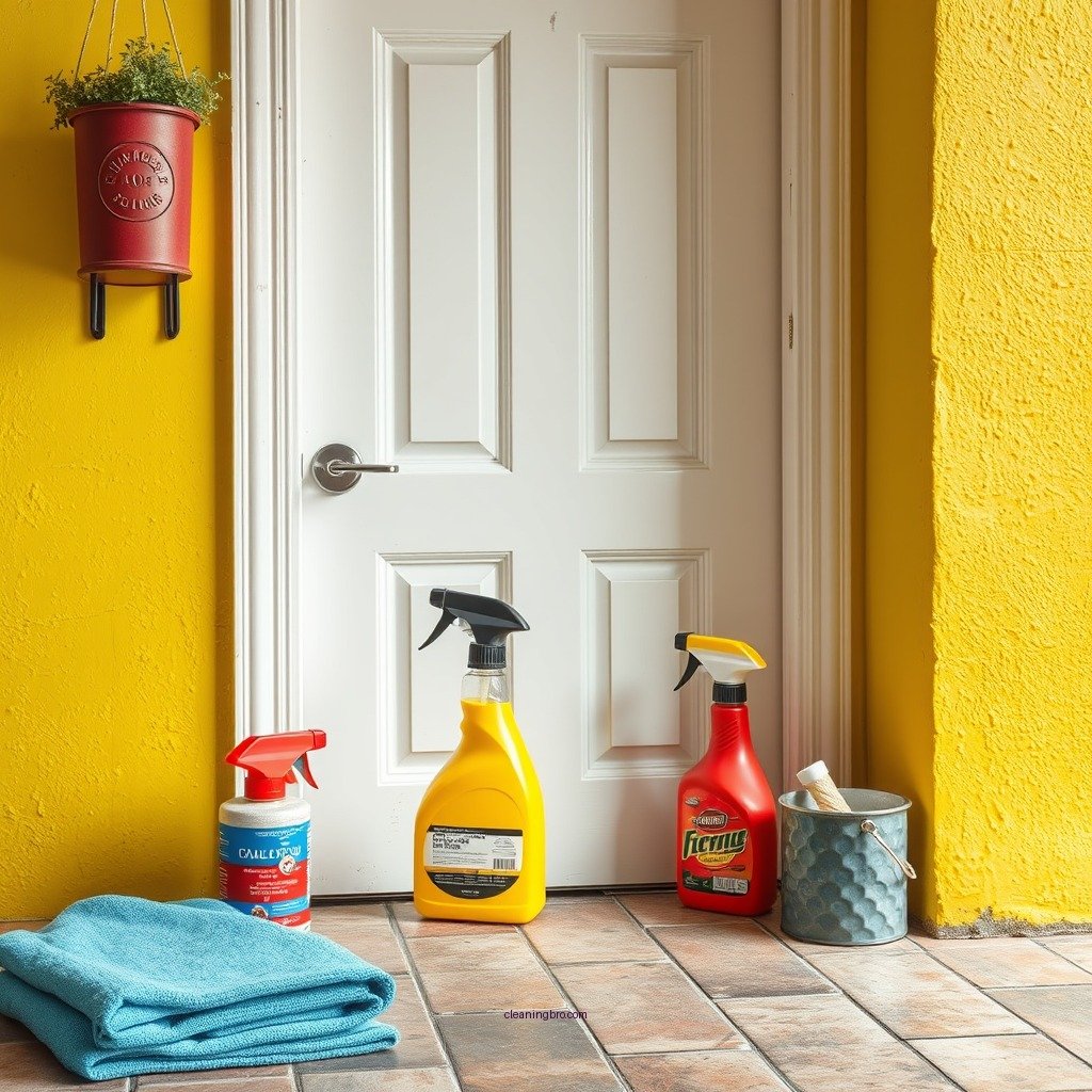 Essential Cleaning Supplies - how to clean iron doors