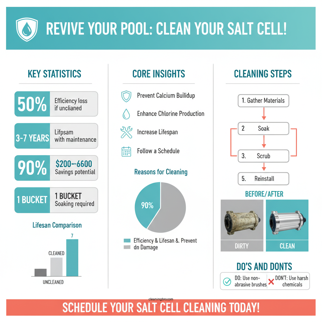 how to clean jandy aquapure salt cell - Data Infographic and Statistics
