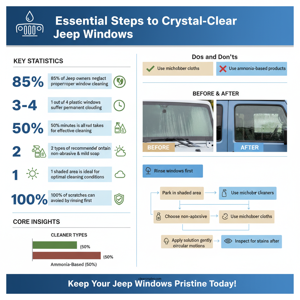 how to clean jeep plastic windows - Data Infographic and Statistics