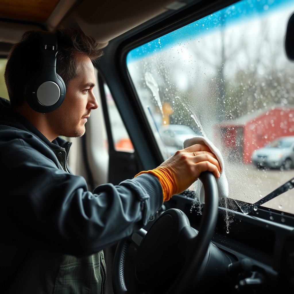 Preparing the Cleaning Area - how to clean jeep plastic windows