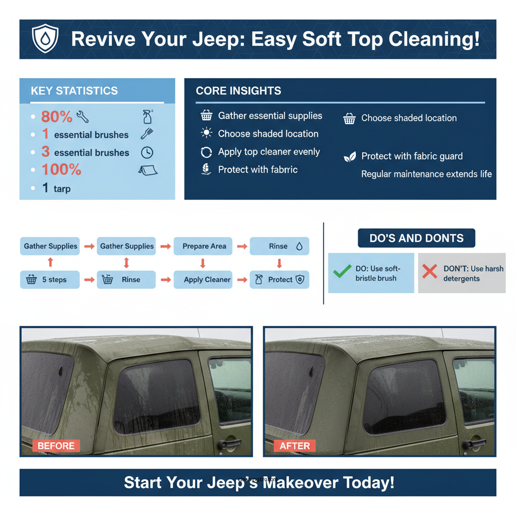 how to clean jeep soft top - Data Infographic and Statistics