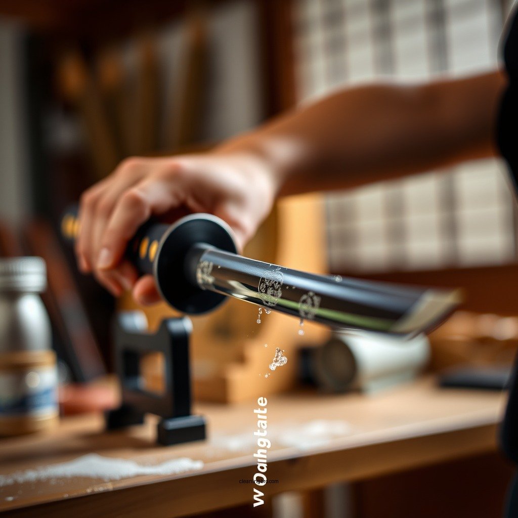 Step-by-Step Cleaning Process - how to clean katana