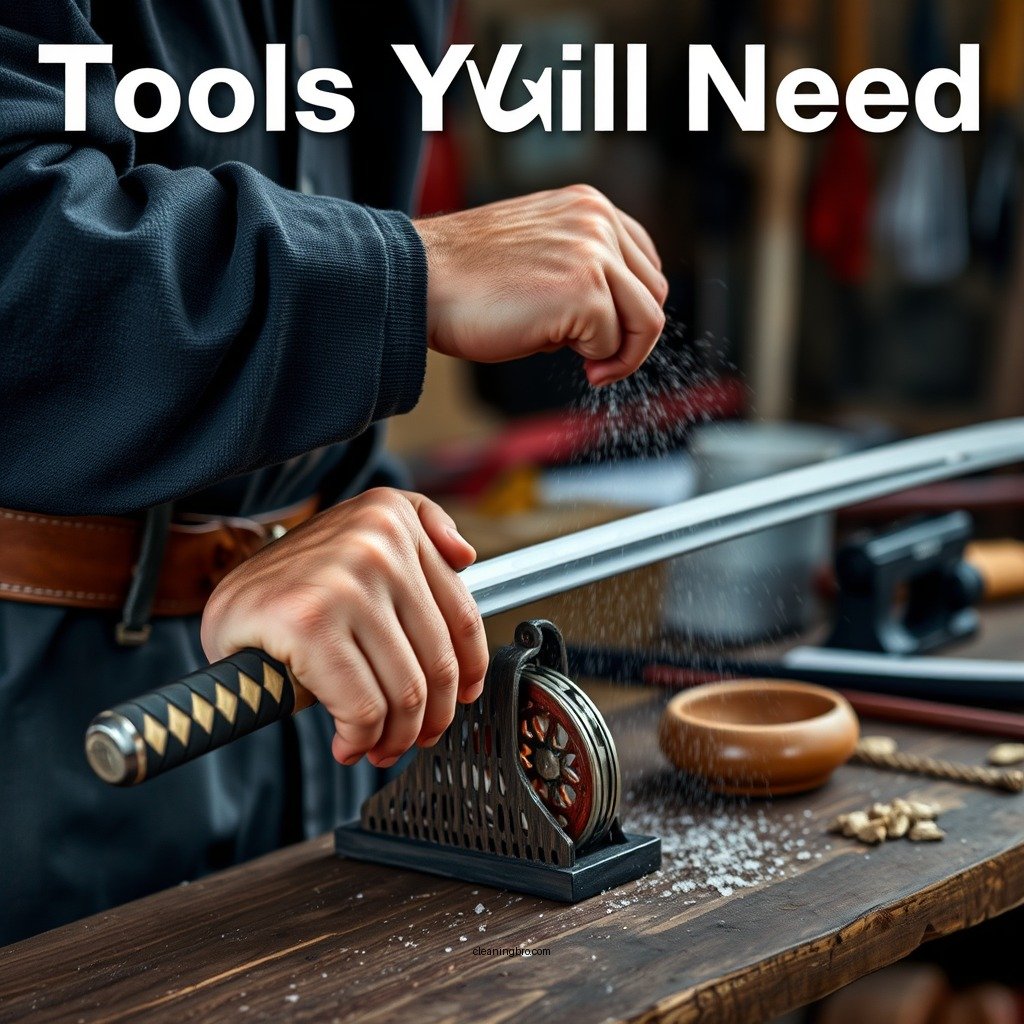 Tools You Will Need - how to clean katana