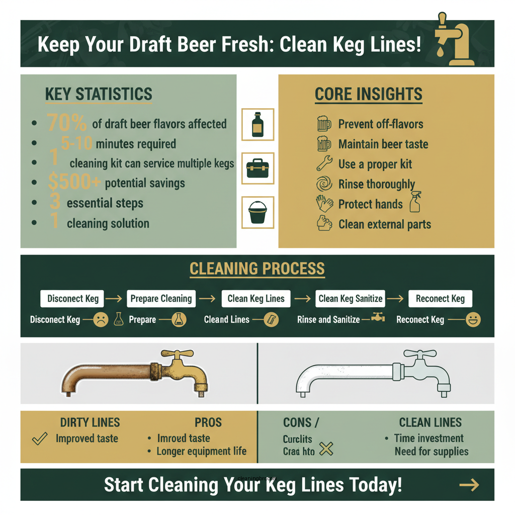 how to clean keg lines - Data Infographic and Statistics