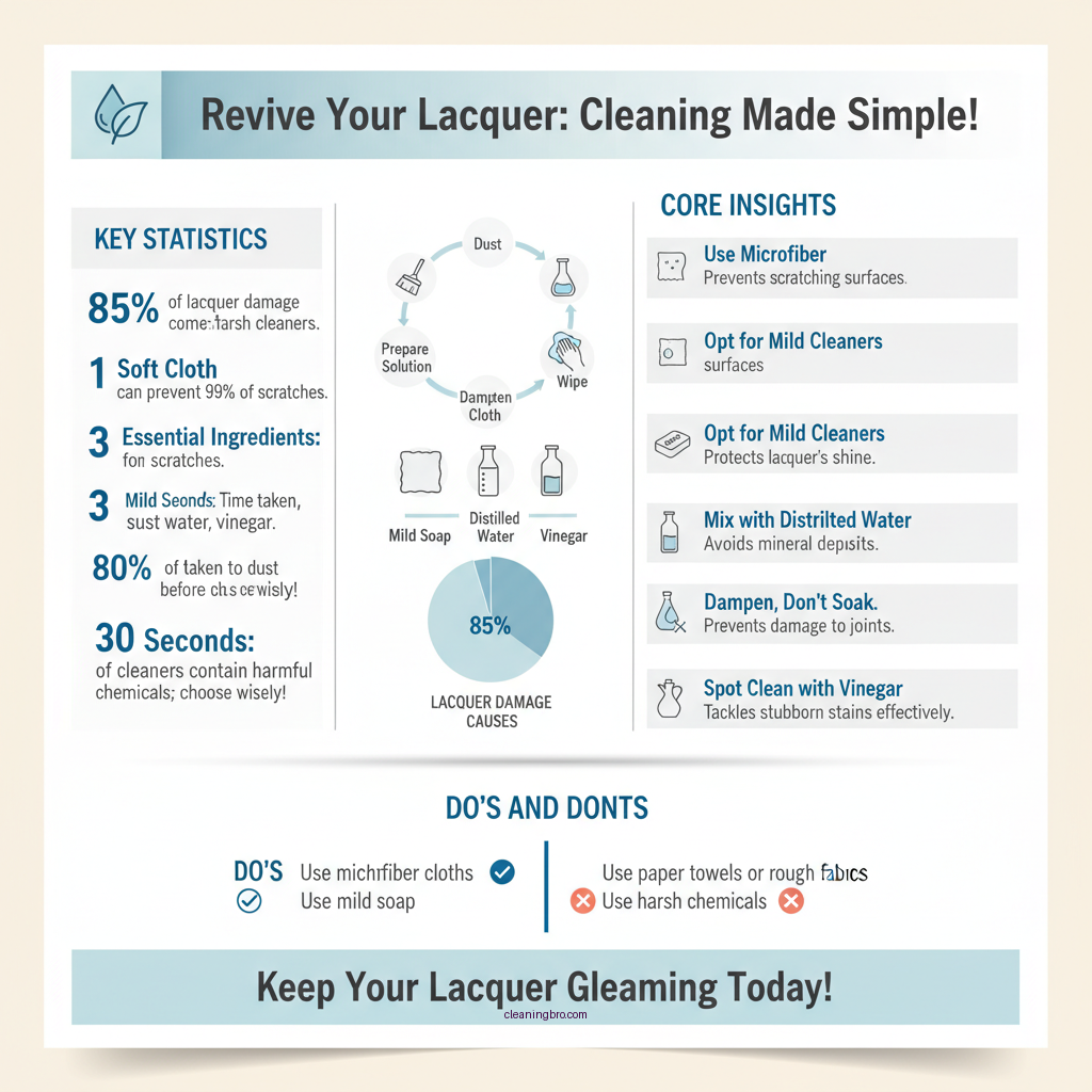 how to clean lacquer - Data Infographic and Statistics