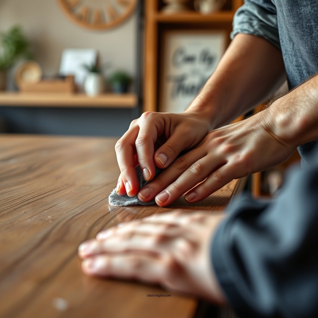 Step-by-Step Cleaning Process - how to clean lacquered wood