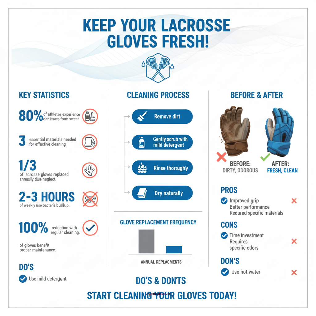 how to clean lacrosse gloves - Data Infographic and Statistics