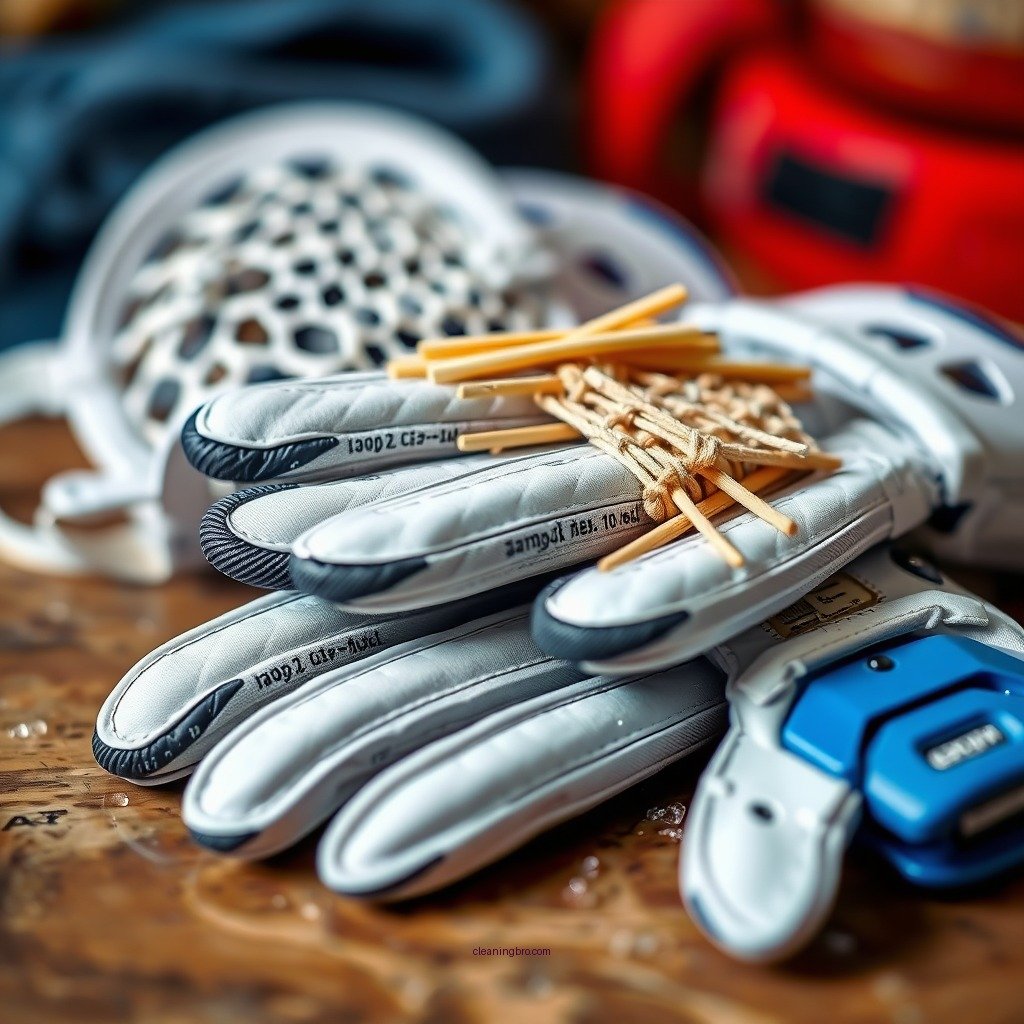 Materials Needed for Cleaning - how to clean lacrosse gloves